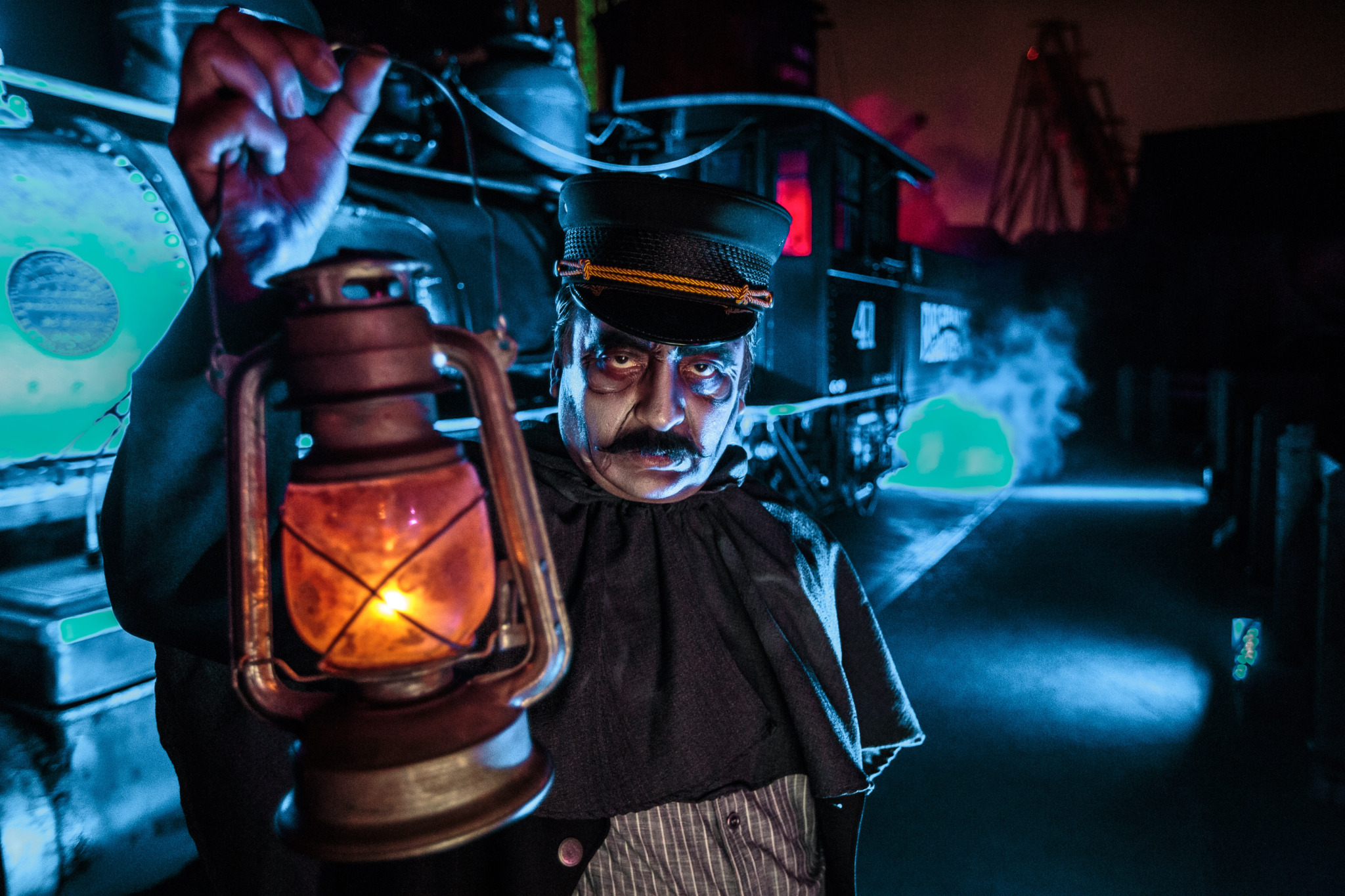 The Conductor at Knott's Scary Farm