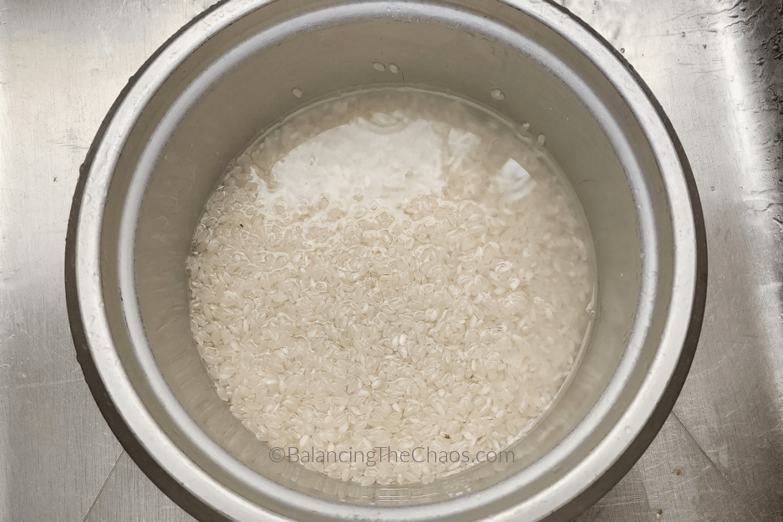 Rinse Your Calrose Rice