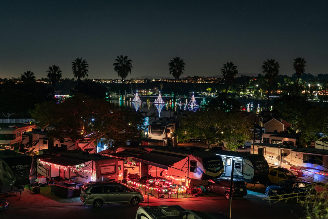 Newport Dunes Lighting of the Bay