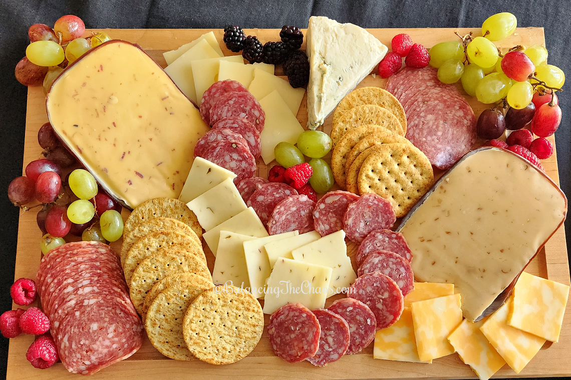 Charcuterie Board with First Street Items from Smart and Final