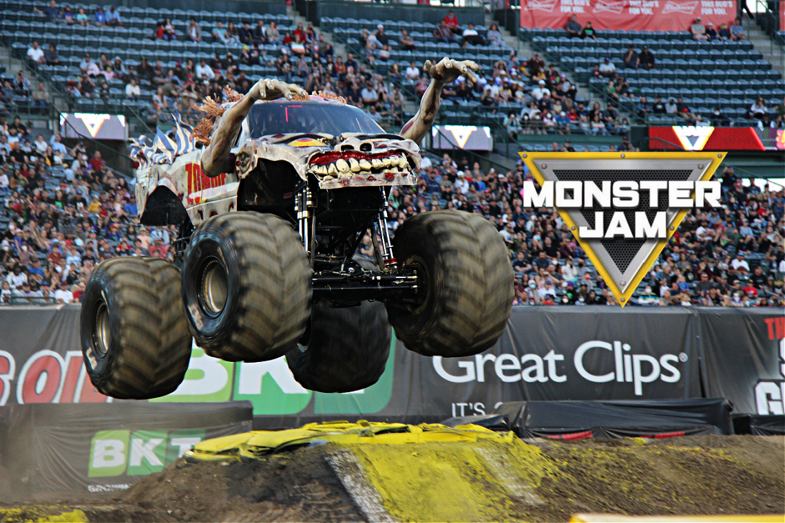 Giant wheels, screaming fans: Monster Jam makes a pit stop in