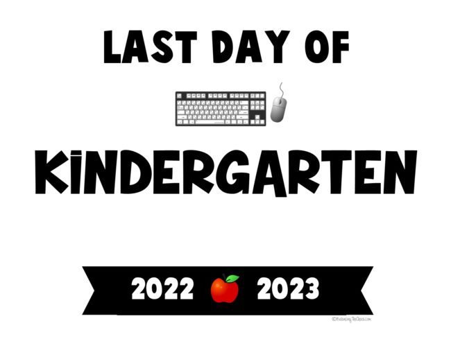 Last Day of Kindergarten