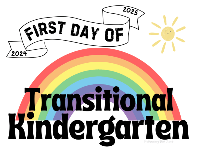 First day of Transitional Kindergarten