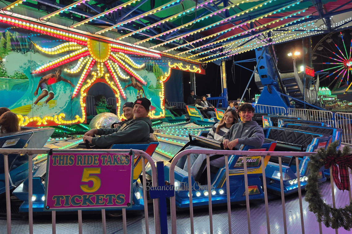 Carnival Rides at Winter Fest OC